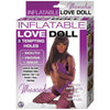 Mercedes Brown Inflatable Love Doll - Missionary Position, Model XYZ123 - Female, Glow in the Dark, PVC, 58.3 inches - Adult Naughty Store