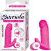 Surenda SF-1001 Silicone Finger F*cker Pink Vibrator - 10 Functions, Waterproof - Intense Pleasure and Stimulation for Women, Clitoral and G-Spot Stimulation - Adult Naughty Store