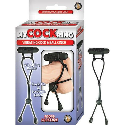 Silicone Vibrating Cock Ring Vibe - Model CCB-10.5 - Black - For Enhanced Pleasure and Stimulation - Waterproof and Phthalate-Free - Adult Naughty Store