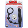 Introducing the SensaTionX Cockring With Ass Blaster Black - The Ultimate Pleasure Enhancer for Men and Women - Adult Naughty Store