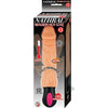 Natural Realskin Hot Cock #3 8 inches Beige Vibrating Dildo - Unleash Intense Pleasure for All Genders! - Adult Naughty Store