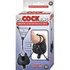 Introducing the SensaPleasure™ Vibrating Scrotum Pouch Cock Ring - Model SV-11B: Unleash Ultimate Pleasure in Black - Adult Naughty Store