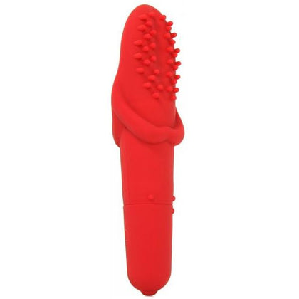 Introducing the Sensa PleasureX Waterproof Tongue Vibrator - Model X1 - Red. - Adult Naughty Store