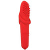 Introducing the Sensa PleasureX Waterproof Tongue Vibrator - Model X1 - Red.