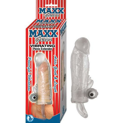 Maxx Gear Vibrating Penis Extender - Pleasure Enhancer for Him and Her - Model XG-3000 - Clear - Adult Naughty Store