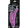 SensaToys DPX-5000 Double Penetrator Purple Vibrator - The Ultimate Pleasure Experience for All Genders - Adult Naughty Store