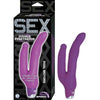 SensaToys DPX-5000 Double Penetrator Purple Vibrator - The Ultimate Pleasure Experience for All Genders - Adult Naughty Store