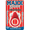Maxx Gear Stimulation Ring Red - Premium Silicone Vibrating Cock Ring for Couples, Model XG-100, Intense Pleasure for Him and Her