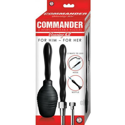 Introducing the Commander Cleaning Kit - The Ultimate Unisex 2-in-1 Pleasure Maintenance Solution