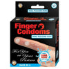 Introducing the SensaPleasure Finger Condoms - Model FC-6X: Dual Pleasure Nubs for Enhanced Intimacy, Unisex, Pleasure Zone Stimulation, Clear - Adult Naughty Store