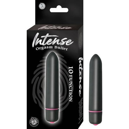 Intense PleasureX Bullet Vibrator - Model X10 - Black - For Explosive Orgasms