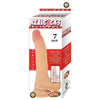 Realcocks Sliders 7 inches Beige Dildo - Lifelike Skin, Bendable Spine, Veined Texture - Model RS-7BD-GP - For All Genders - Pleasure for Vaginal and Anal Stimulation - Beige