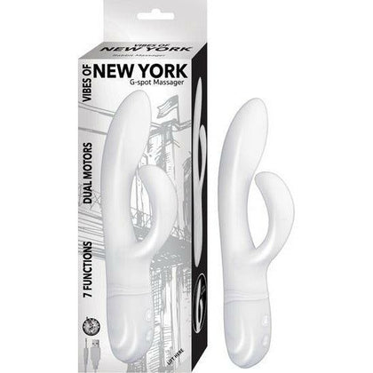 Nasstoys Vibes Of New York G-Spot Massager - Model NY-GS1W - White - Female Pleasure Toy