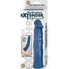 Introducing the SensaFlex™ 7.5 Inches Silicone Penis Sleeve Blue - Ultimate Pleasure Enhancer for Men - Adult Naughty Store