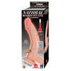 Natural Realskin Hotcock Curved 8 Fle - Realistic Remote Control Heated Dildo for Intense Pleasure - Model 8FLE - Male/Female - G-Spot and Prostate Stimulation - Dark Brown
