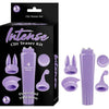 Nasstoys Intense Clitoral Teaser Kit Purple Mini Massager with 4 Attachments - For Powerful and Discreet Pleasure - Adult Naughty Store