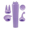 Nasstoys Intense Clitoral Teaser Kit Purple Mini Massager with 4 Attachments - For Powerful and Discreet Pleasure - Adult Naughty Store