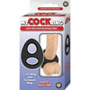 Black Silicone Cock & Scrotum Double Ring - The Ultimate Pleasure Enhancer for Men - Adult Naughty Store