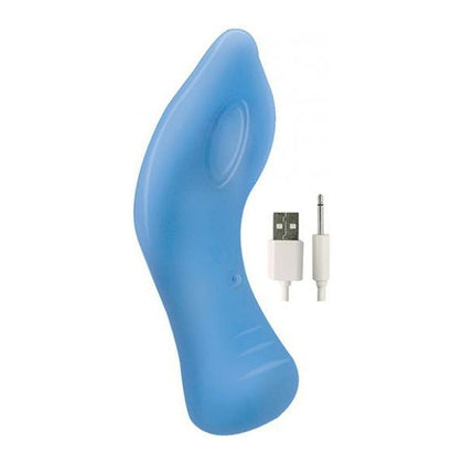 Devine Vibes Exciter Blue Clitoral Teaser - Model DV-CT-001 - For Women - Intense Clitoral Stimulation - Vibrant Blue