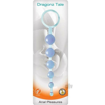 DragonZ Tail Anal Pleasures Blue - Unisex Flexible Body-Safe Phthalate-Free Waterproof PVC Sex Toy (Model DZ-AT001) - Adult Naughty Store