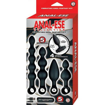 Introducing the Anal Ese Coll Vibe Anal Fantasy Kit Blk: The Ultimate Pleasure Experience for All Genders in Sensational Black