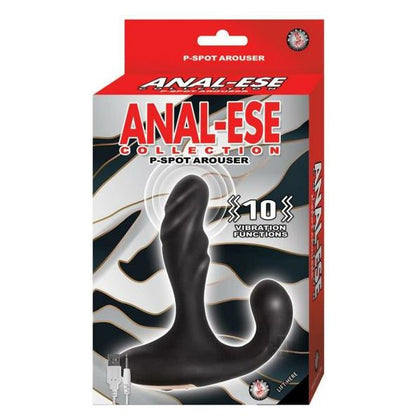 Introducing the Anal Ese Coll P Spot Arouser Black - The Ultimate Pleasure Experience for Men