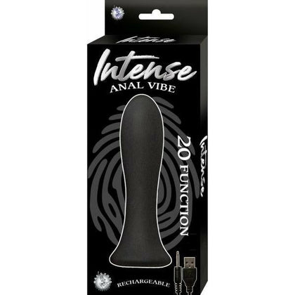 Introducing the Luxurious PleasureXtreme Intense Anal Vibe Black - Model VX20: The Ultimate Sensation for All Genders and Unforgettable Pleasure in the Anal Region