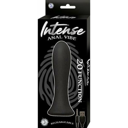 Introducing the Luxurious PleasureXtreme Intense Anal Vibe Black - Model VX20: The Ultimate Sensation for All Genders and Unforgettable Pleasure in the Anal Region - Adult Naughty Store