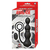 Introducing the Anal-ese Remote Pleasure Plug-cring Blk: The Ultimate Rechargeable Silicone Pleasure Plug for Remote-Controlled Sensations - Adult Naughty Store