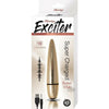 Exciter Bullet Vibe Gold - Powerful 10 Function Rechargeable Vibrator for Intense Pleasure - Model EBV-10G - Unisex - Clitoral and G-Spot Stimulation - Luxurious Gold Color - Adult Naughty Store