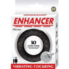 Nasstoys Enhancer Vibrating Cockring Black - Model NVCR-10 - For Men - Intense Pleasure and Extended Stamina - Adult Naughty Store