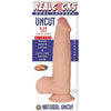 RealCocks Dual Layer Uncut Thk 9.25 White Bendable Dildo for Lifelike Sensations and Hands-Free Pleasure - Adult Naughty Store