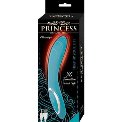 Princess Dynamic Heat Blue Dual Motor Rechargeable Silicone Vibrator for Women - Intense Pleasure for Clitoral and G-spot Stimulation - Adult Naughty Store