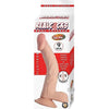 RealCock Dual Layered 9-inch White Lifelike Bendable Dildo for Ultimate Pleasure and Satisfaction