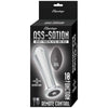 Ass-Sation Anal Bulb Silver - Powerful Remote Control Vibrating Metal Butt Plug for Ultimate Pleasure - Model AB-10 - Unisex - Intense Anal Stimulation - Sleek Silver - Adult Naughty Store