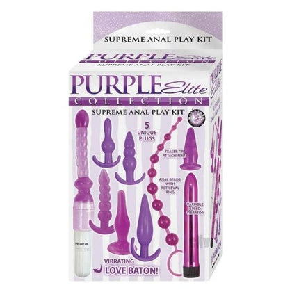 Purple Elite Collection Supreme Anal Play Kit - Model PECS-APK001 - Unisex - Versatile Pleasure - Purple - Adult Naughty Store