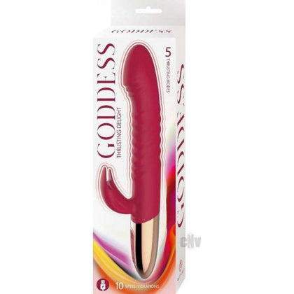 Nasstoys Goddess Thrusting Delight Red - Dual-Stimulating G-Spot and Prostate Rechargeable Sex Toy