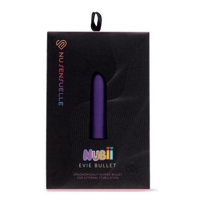 Sensuelle Evie Nubii Bullet Purple - Powerful Vibrating Bullet for Women's Intimate Pleasure - Adult Naughty Store