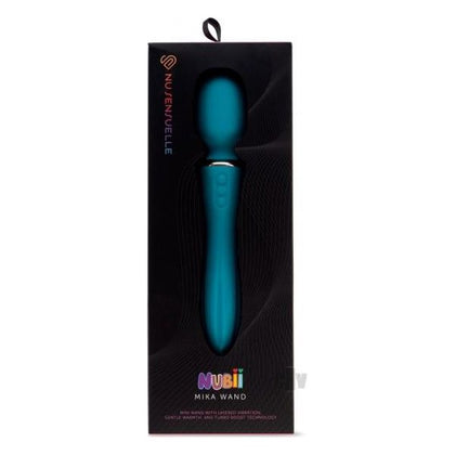 Sensuelle Mika Nubii Mini Wand Blue - The Ultimate Customizable Pleasure Experience for All Genders, Intense Clitoral Stimulation, 12 Vibration Speeds and Turbo Boost Technology - Adult Naughty Store