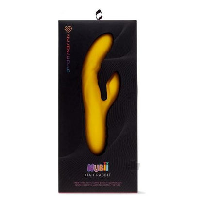 Kiah Nubii Rabbit Vibrator - Model YLW - Dual Stimulation for All Genders - Intense Pleasure - Yellow