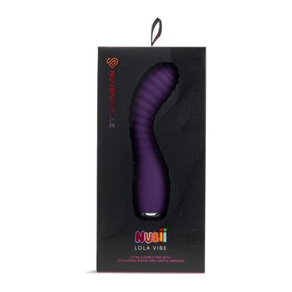 Nubii Sensuelle Lola Clitoral Stimulator NSL-01 Women's G-Spot and Clitoral Pleasure Purple/Silver
