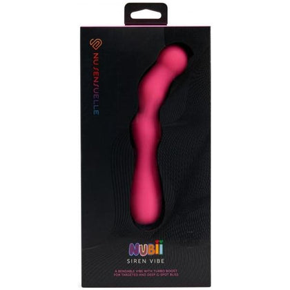 Introducing the Sensuelle Siren Nubii Pink Bendable G-Spot Vibrator for Women