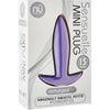 Sensuelle Mini Butt Plug - Model SP-15V - Vibrating Silicone Anal Pleasure Toy for Men and Women - Purple - Adult Naughty Store