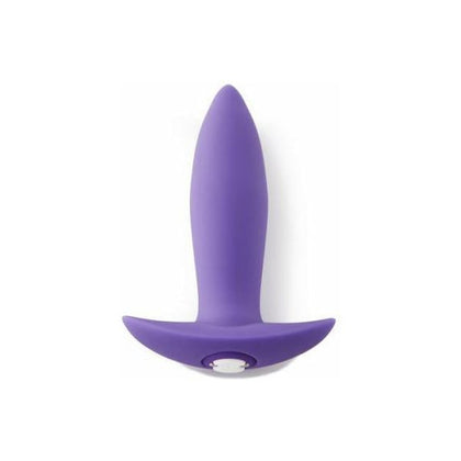 Sensuelle Mini Butt Plug - Model SP-15V - Vibrating Silicone Anal Pleasure Toy for Men and Women - Purple - Adult Naughty Store