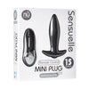 Nu Sensuelle Remote Control Rechargeable Mini Plug - Model NP-001 - Unisex Anal Pleasure - Black - Adult Naughty Store