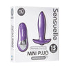 Sensuelle Remote Control Mini Plug - Model SP-15 - Unisex Anal Pleasure - Purple - Adult Naughty Store