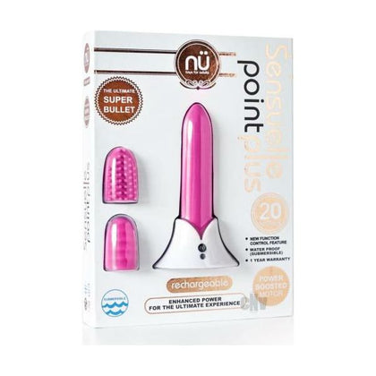 Sensuelle Point Plus 20x Bullet Pink - The Ultimate Pleasure Powerhouse for Intense Stimulation and Sensual Satisfaction - Adult Naughty Store