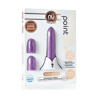 Introducing the Sensuelle Point Plus 20x Bullet Purple - The Ultimate Pleasure Powerhouse for Women's Intimate Bliss