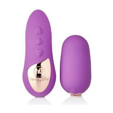 Sensuelle Remote Control Petite Egg Vibrator SEV-RE-001 - Powerful Clitoral Stimulation Toy for Women - Purple - Adult Naughty Store