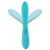 Sensuelle Brandii Bendable Rabbit Vibrator Teal Blue - The Ultimate Pleasure Companion for Intense Stimulation and Flexibility - Adult Naughty Store